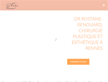 Tablet Screenshot of docteurrostane.fr